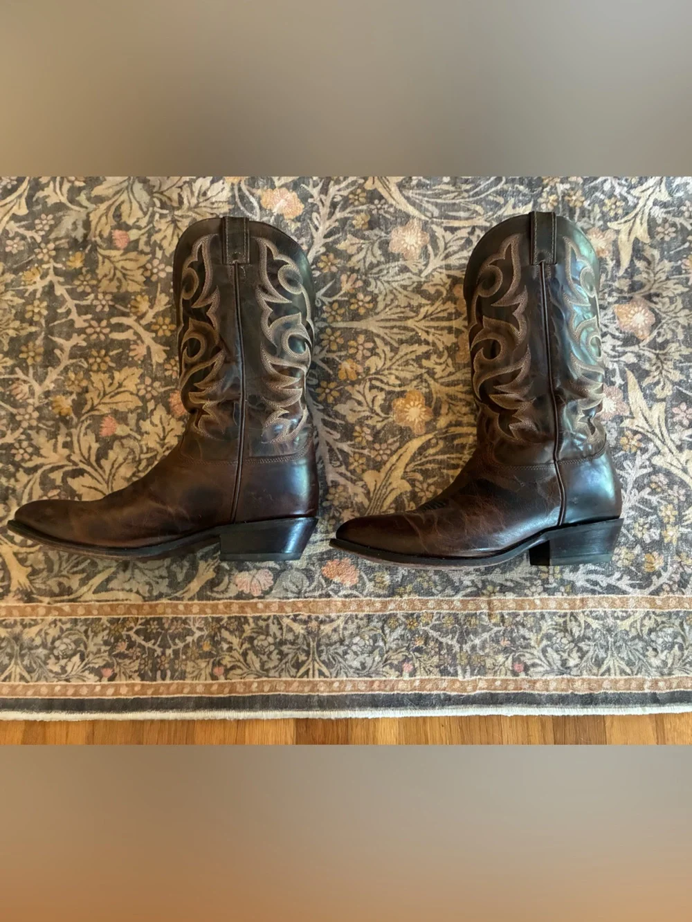 Classic Western Cowboy Boots, Justin Boots 12.